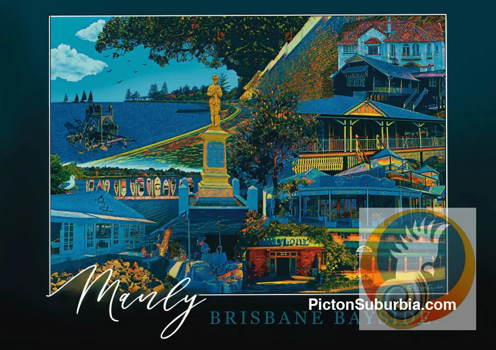 Manly: Suburb Poster Print - A4 - Physical good