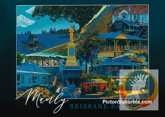 Manly: Suburb Poster Print - A4 - Physical good
