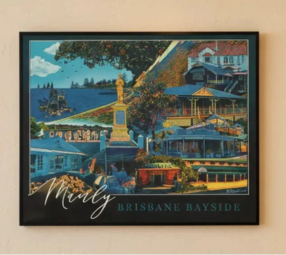 Manly: Suburb Poster Print - Physical good