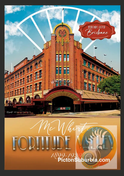 McWhirters: Fortitude Valley - Postcard: (A6 Standard or A5 Larger Card / Set of 5) - A6 Standard - Physical good