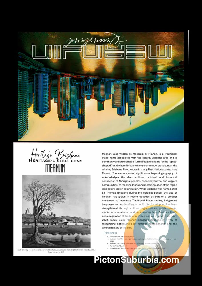 Meanjin “Riverside Skyline”: Brisbane CBD - Greeting Card Pack / Set of 5 - Physical good