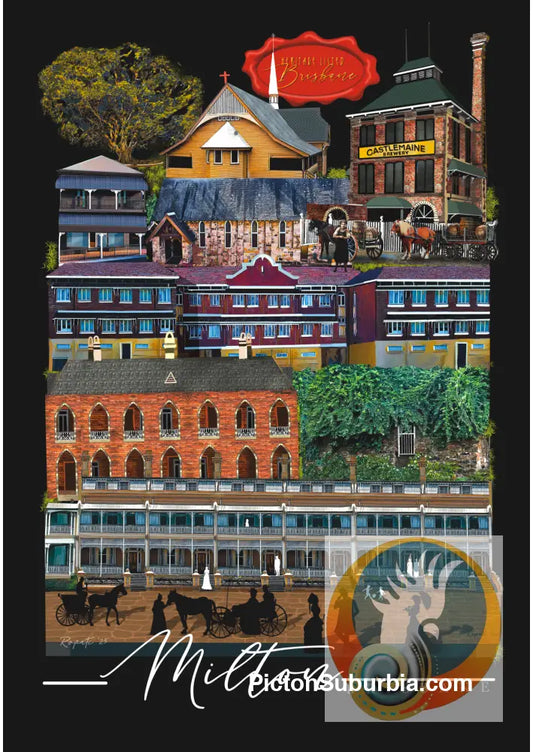 Milton Heritage Listed Postcard / Set of 5/ A6 or A5 / Postcard