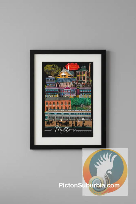 Milton Heritage Listed Suburb Art print - Physical good