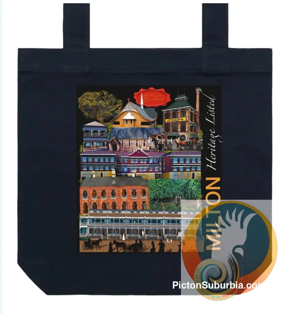 Milton Heritage Sites Tote - Navy - Physical good