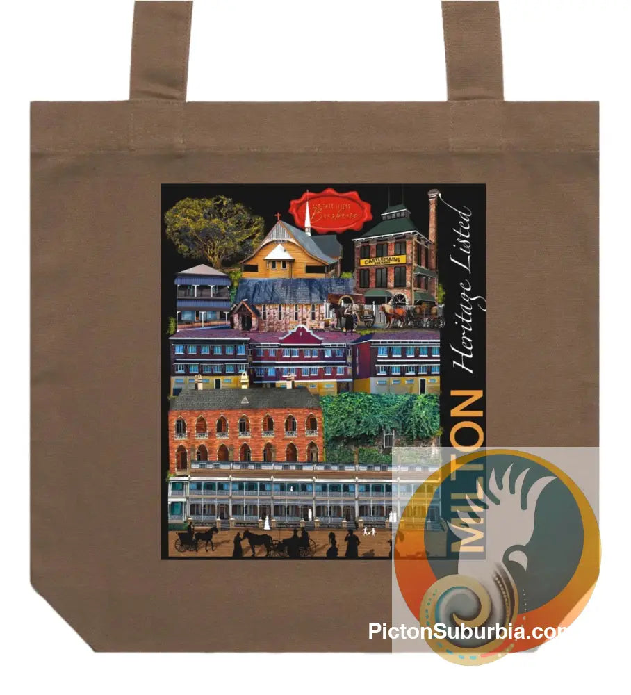 Milton Heritage Sites Tote - Walnut - Physical good
