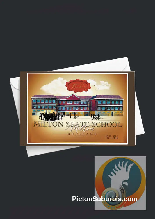 Milton State School- Greeting card Pack / Set of 5 - greeting Card