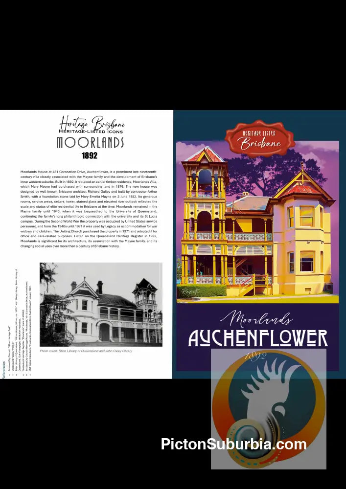 Moorlands: Auchenflower - Greeting Card Pack/Set of 5 - Physical good