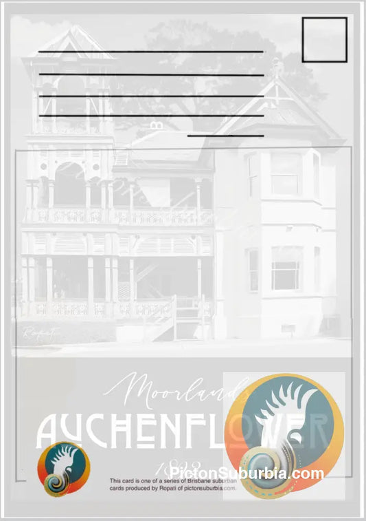 Auchenflower-Moorlands Postcard: (A6 Standard or A5 Larger Card / Set of 5) (Copy) - Physical good