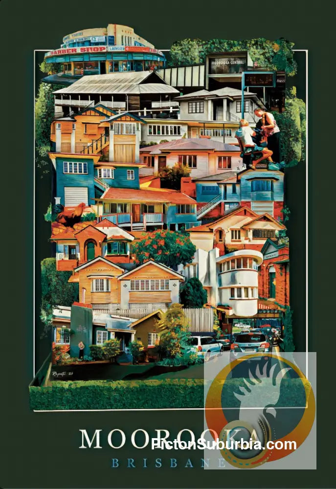 Moorooka: Suburb Art Print - A4 - Physical good