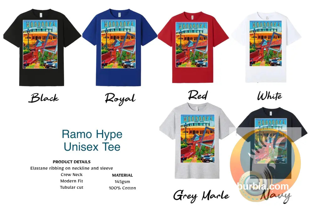 Moorooka Suburb Tee - Royal / S - T-shirt