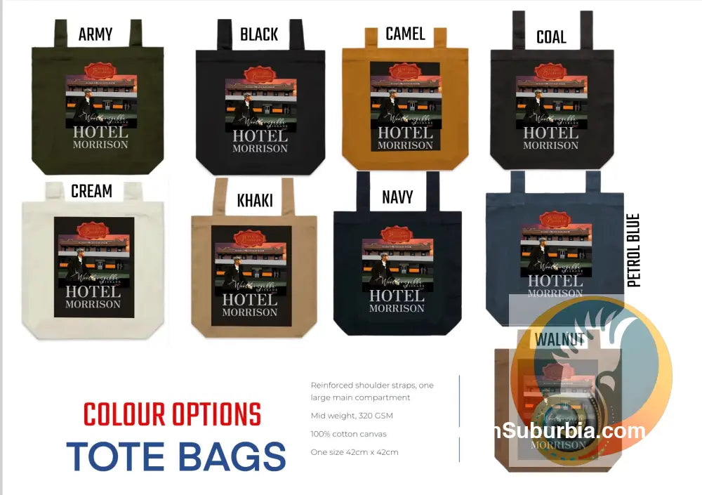 Morrison Hotel: Woolloongabba - Tote - Navy - ToteBag