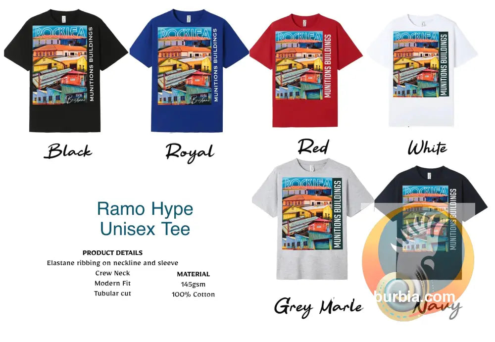 Munitions Building 1941: Rocklea - Tee - M / Royal - T-shirt