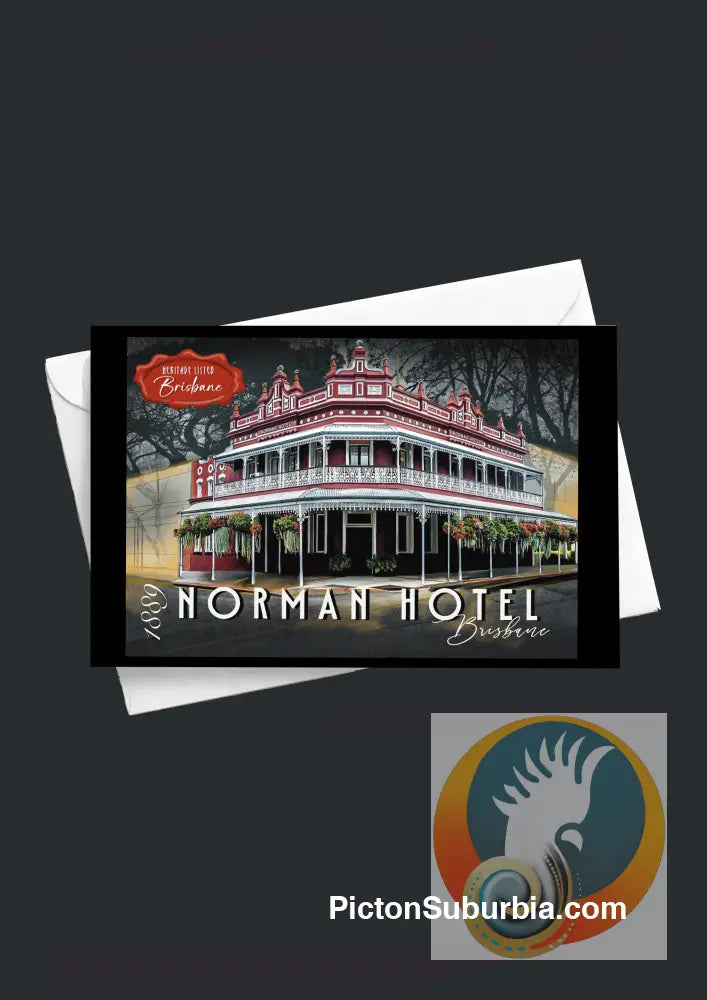 Norman Hotel: Greeting Card Pack / Set of 5 - greeting Card