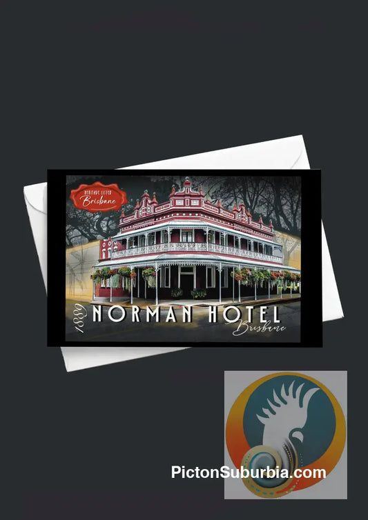 Norman Hotel: Greeting Card Pack / Set of 5 - greeting Card