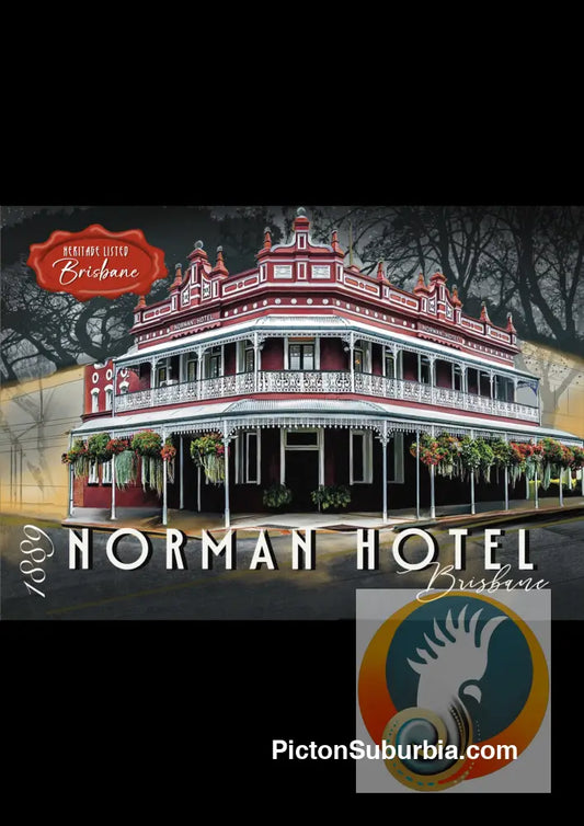 Norman Hotel: Woolloongabba - Postcard / Set of 5 / A6 or A5 / Physical good