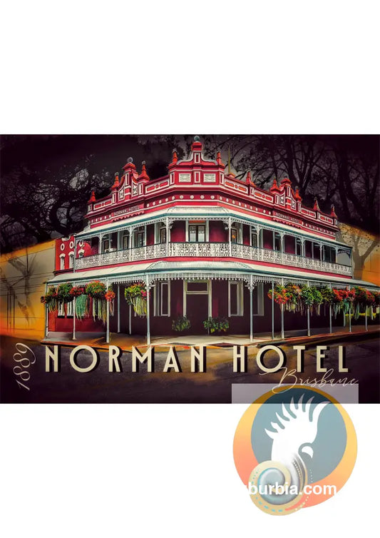 Woolloongabba: Norman Hotel: Postcard / Set of 5 / A6 or A5 / A6 Standard - Physical good