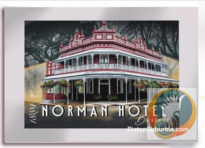 Norman Hotel: Woolloongabba- Tea Towel - Tea Towel