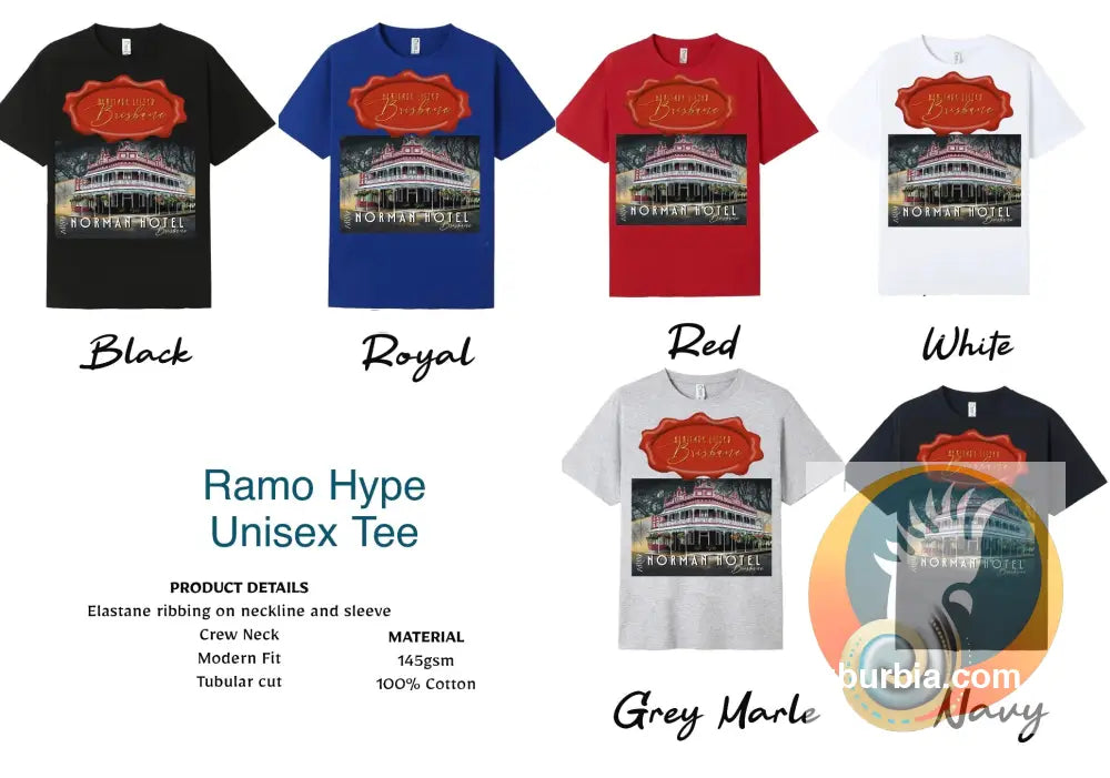 Norman Hotel: Woolloongabba - Tee - White / S - T-shirt