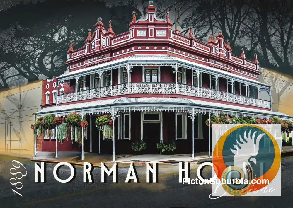 Woolloongabba: Norman Hotel 1884 Art print - A3 - Art Print