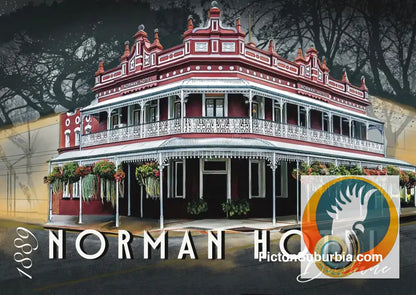 Woolloongabba: Norman Hotel 1884 Art print - A3 - Art Print