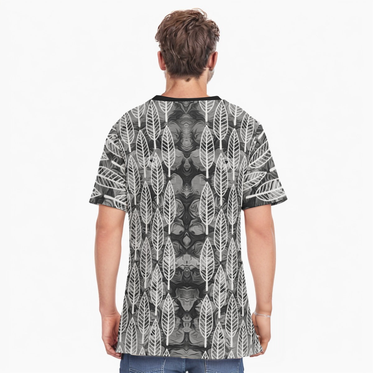 “Dark Forest” All-Over Print Men's O-Neck T-Shirt | 190GSM Cotton