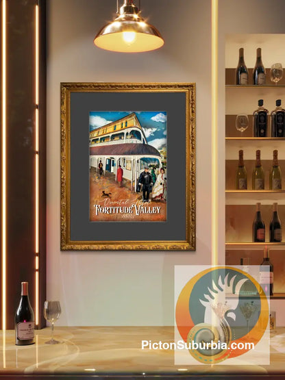 Fortitude Valley: The Oriental Hotel 1885 - Art print - Art Print