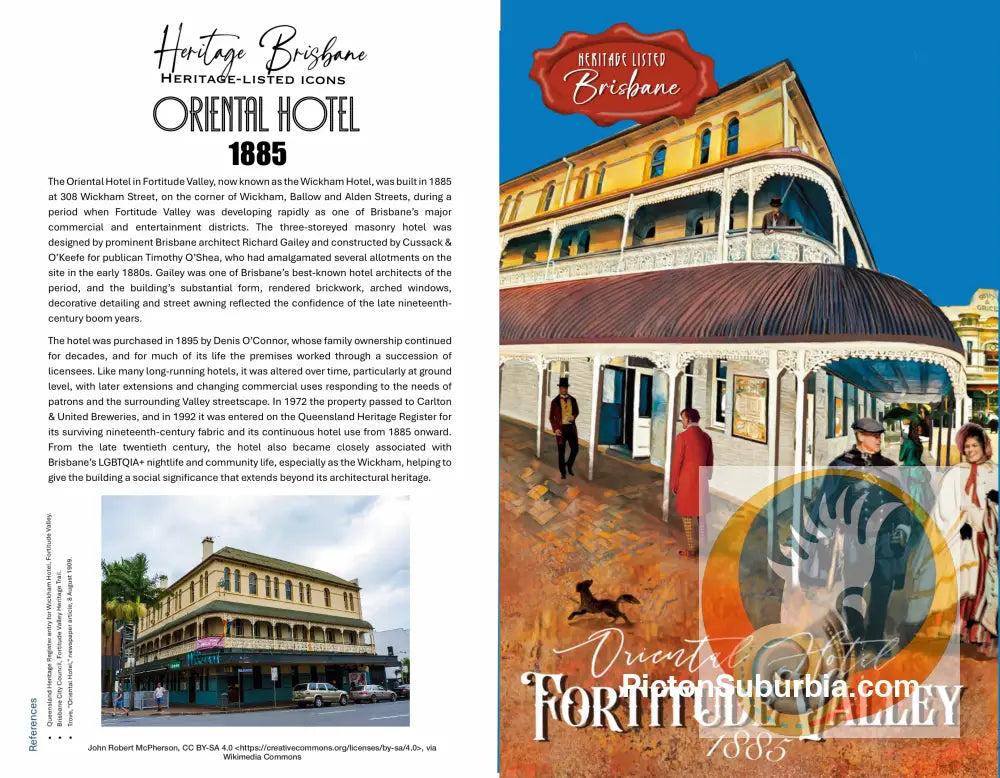 Oriental Hotel: Fortitude Valley - Greeting Card Pack / Set of 5 - Physical good