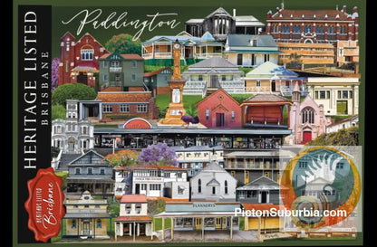 Paddington Suburb: Greeting card Pack / Set of 5 - greeting Card