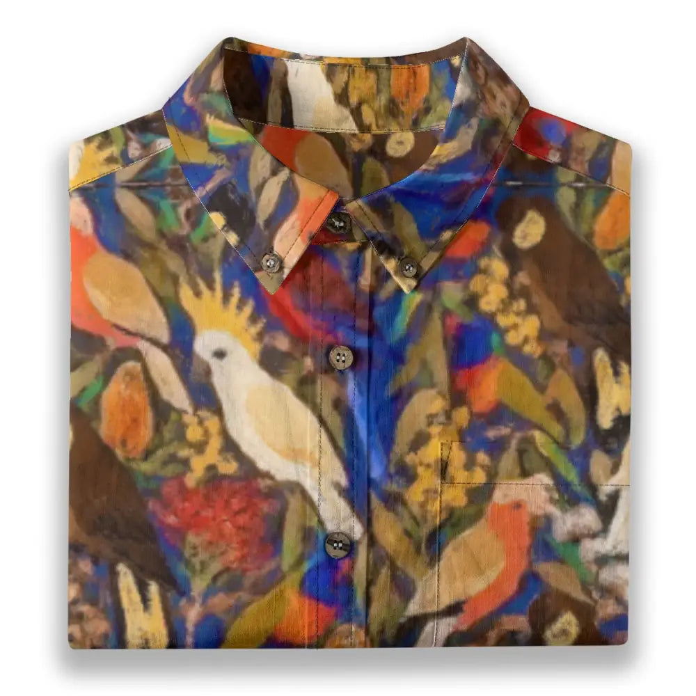 All-Over Print Men’s Breathable Shirt|140GSM Slub Cotton