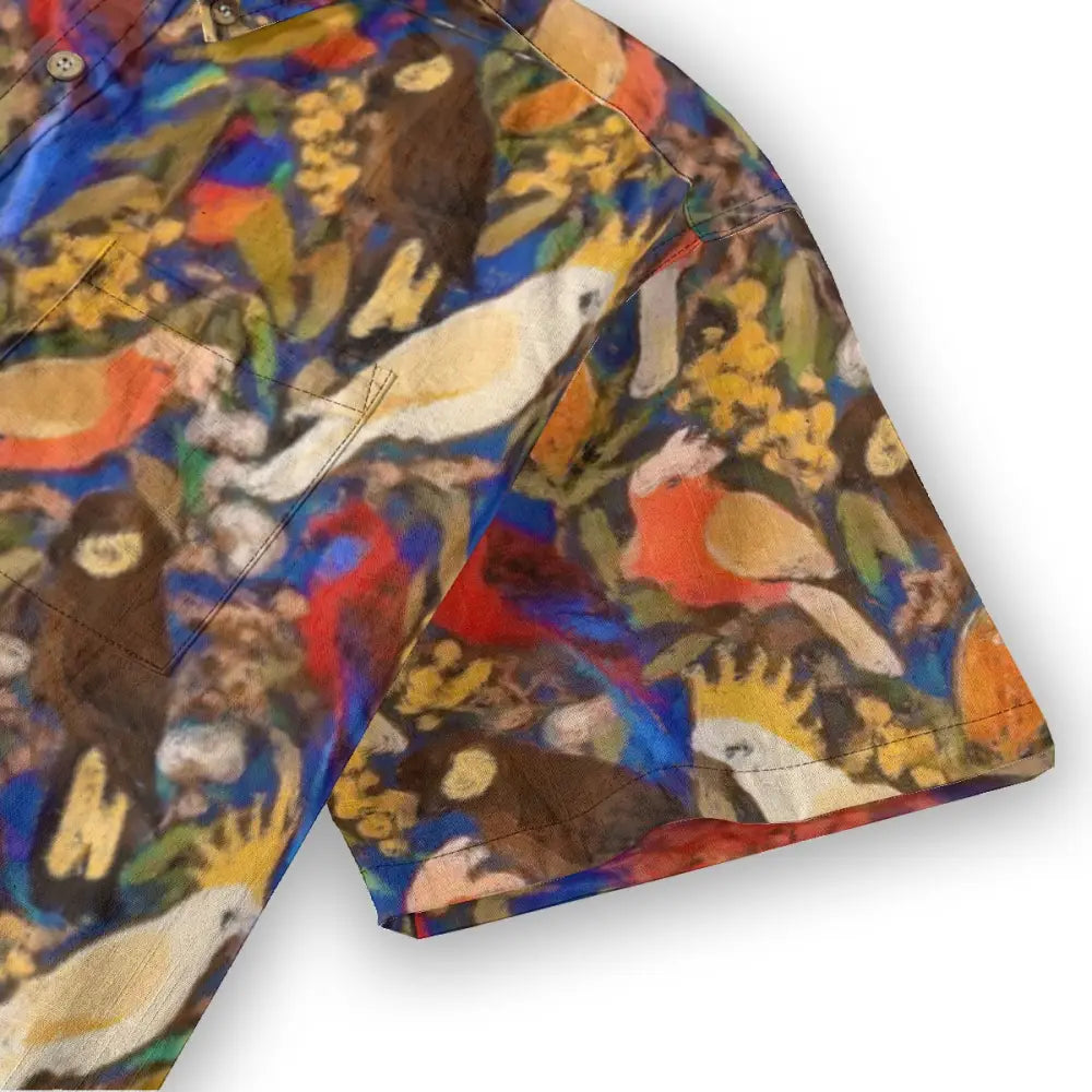All-Over Print Men’s Breathable Shirt|140GSM Slub Cotton