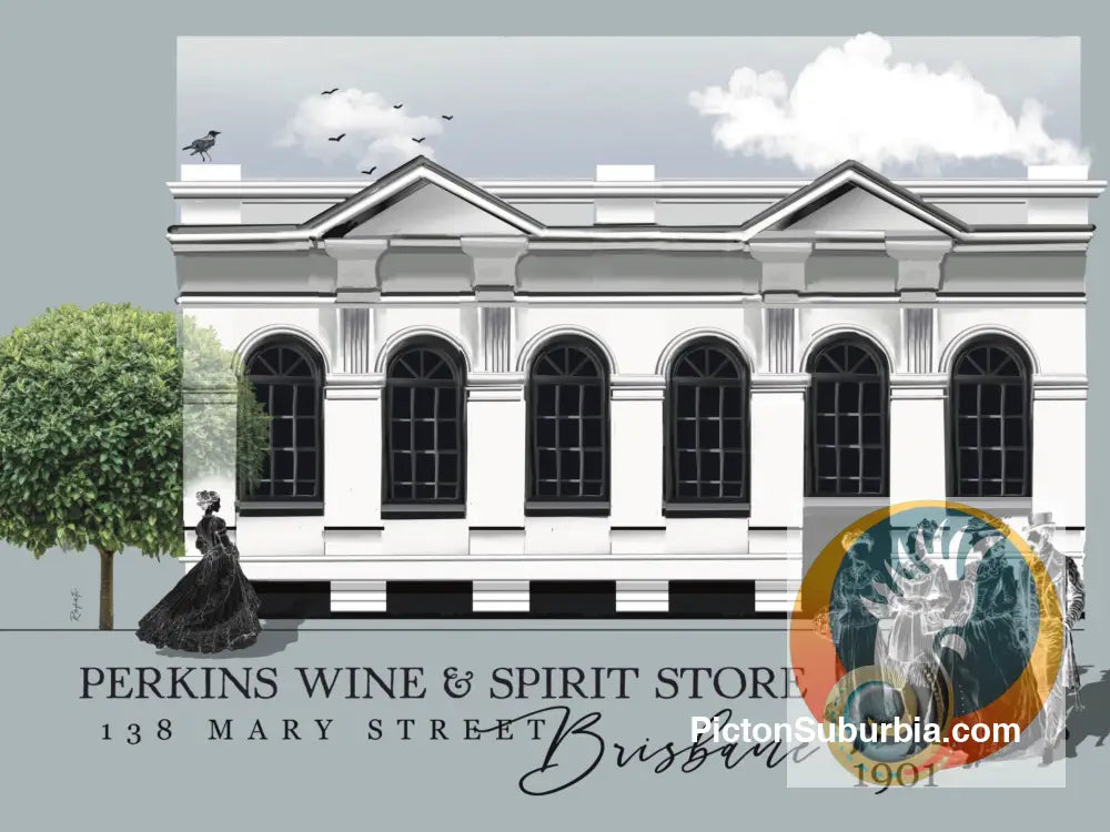 Perkins Wine & Spirits Store: Brisbane CBD - Tee - T-shirt
