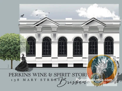 Perkins Wine & Spirits Store: Brisbane CBD - Tee - T-shirt