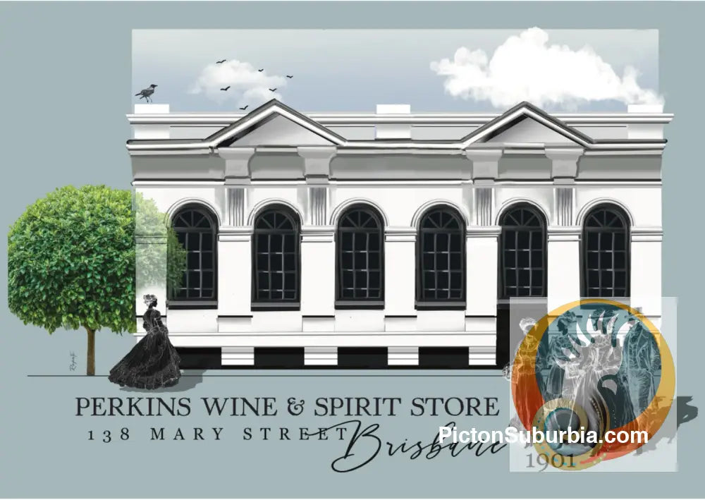 Perkins Wines and Spirits - Postcard: (A6 Standard or A5 Larger Card / Set of 5) - A6 Standard - Postcard