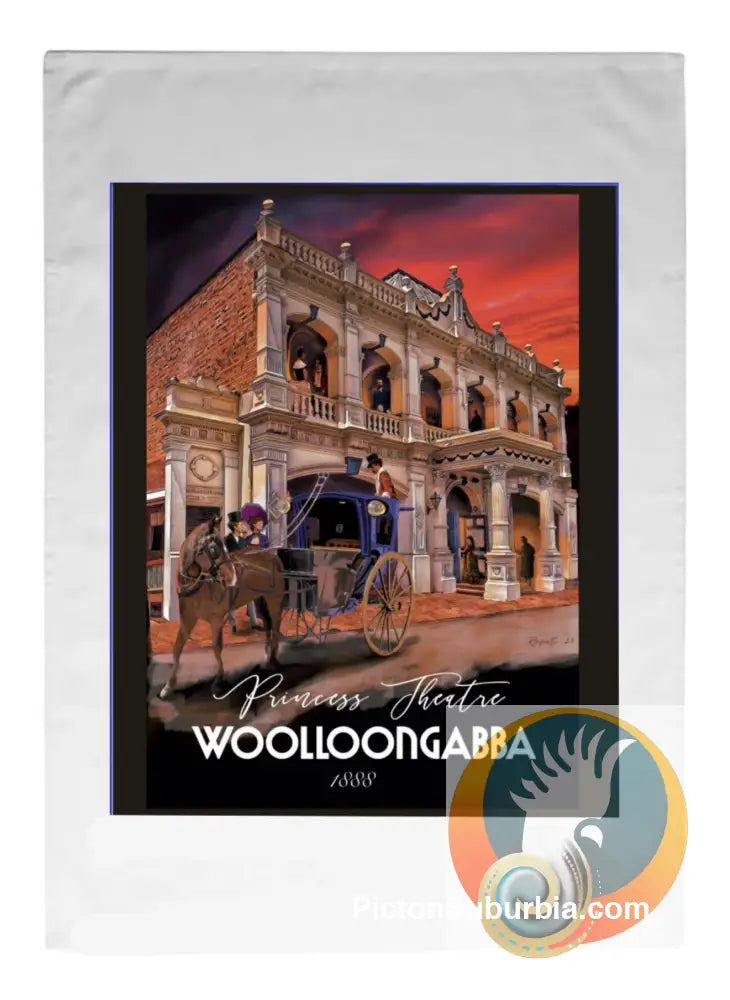 Princess Theatre: Woolloongabba - Tea Towel - Tea Towel