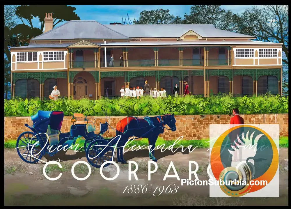 Coorparoo: Queen Alexandra House: Art Print - A4 - Art Print