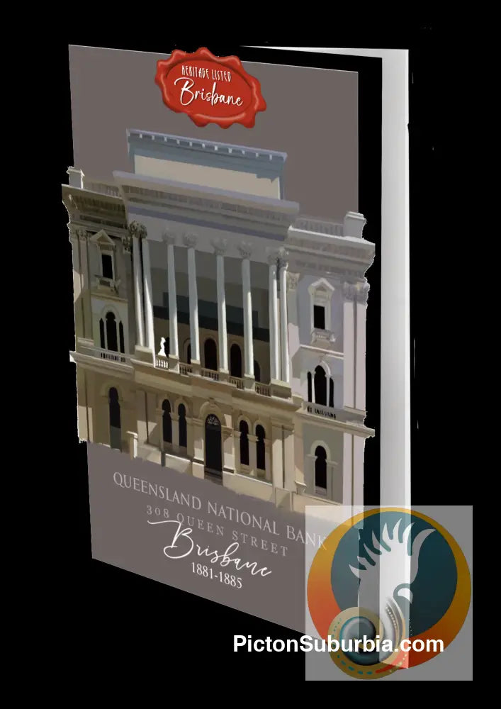 Queensland National Bank: Brisbane CBD - Greeting card Pack / Set of 5 - greeting Card
