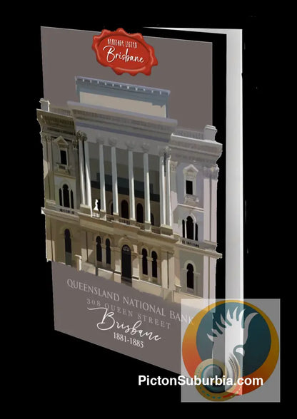 Queensland National Bank: Brisbane CBD - Greeting card Pack / Set of 5 - greeting Card