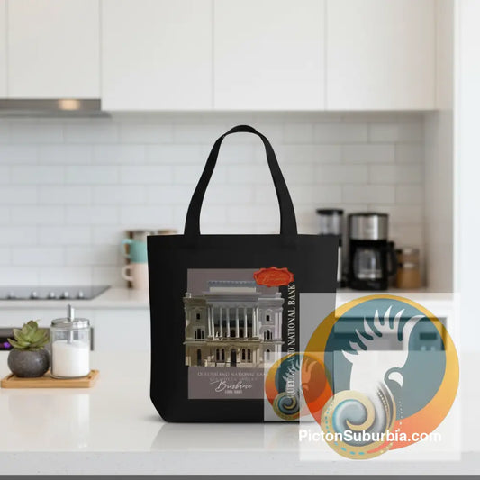 Queensland National Bank: Brisbane CBD -Tote - Black - ToteBag