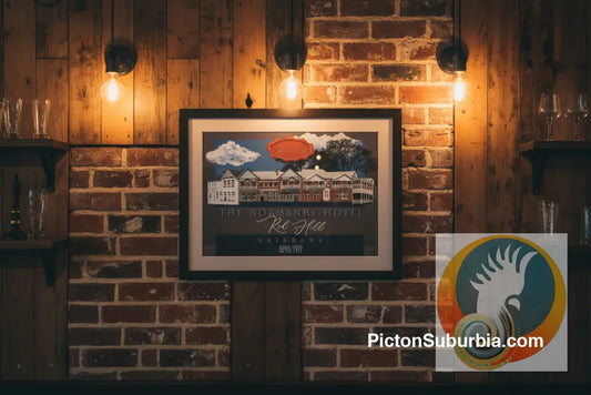 Red Hill: Normanby Hotel Art print. - Art Print