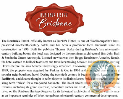 Redbrick Hotel Greeting Card Pack / Set of 5 - greeting Card