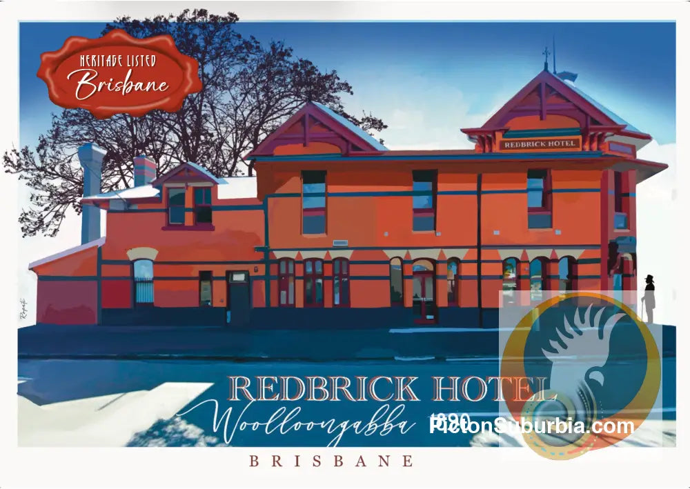 RedBrick Hotel: Postcard Pack / Set of 5 / A6 or A5 / Physical good