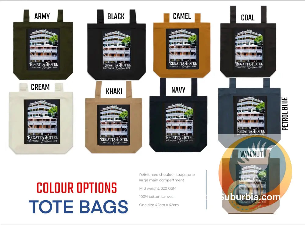 Regatta Hotel: Toowong - Tote - Navy - ToteBag