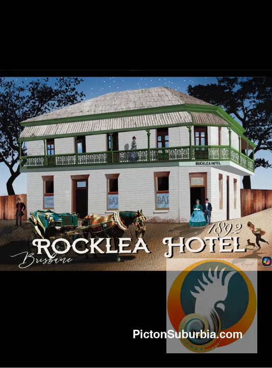 Rocklea: Rocklea Hotel 1892 Art print - Art Print