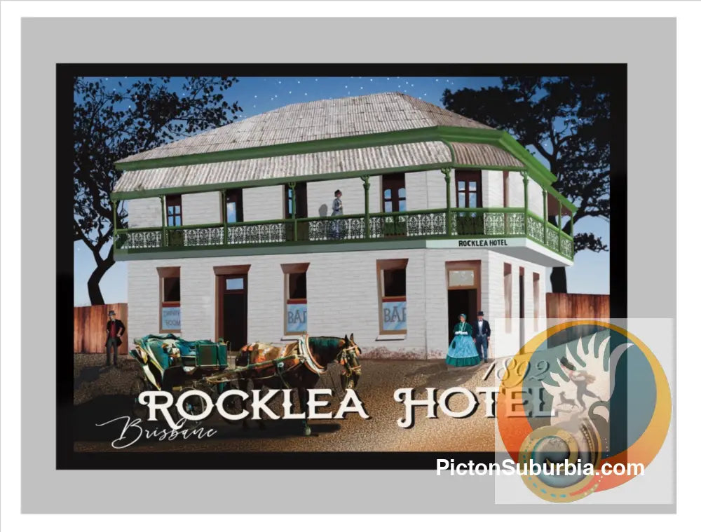 Rocklea Hotel: Rocklea - Tea Towel 100% Cotton - Physical good