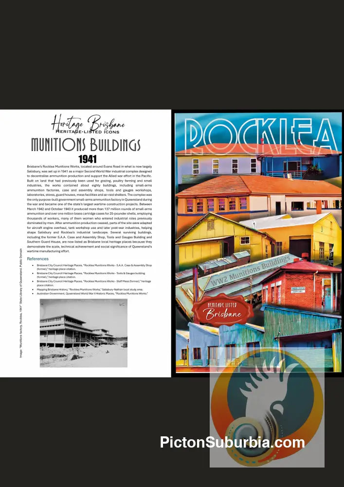 Rocklea Munitions - Greeting card Pack / Set of 5 - greeting Card