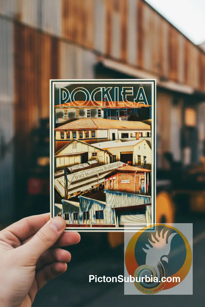 Rocklea: WW2 Munitions Buildings Postcard Pack / Set of 5 / A6 or A5 / Physical good
