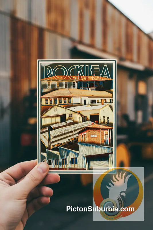 Rocklea: WW2 Munitions Buildings Postcard Pack / Set of 5 / A6 or A5 / Physical good