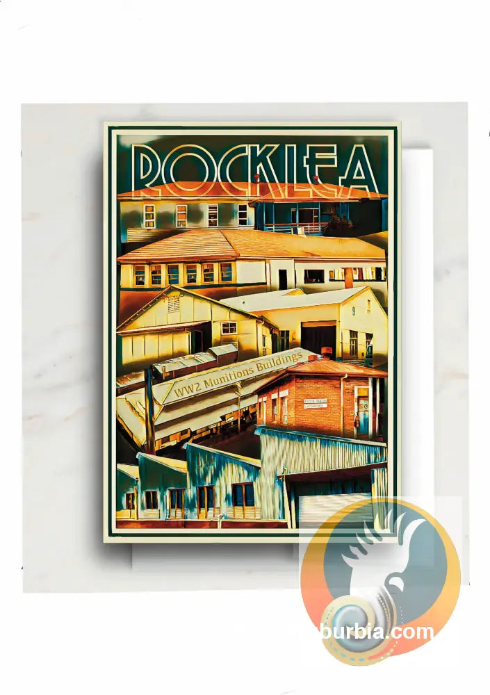 Rocklea: WW2 Munitions Buildings Postcard Pack / Set of 5 / A6 or A5 / A6 Standard - Physical good