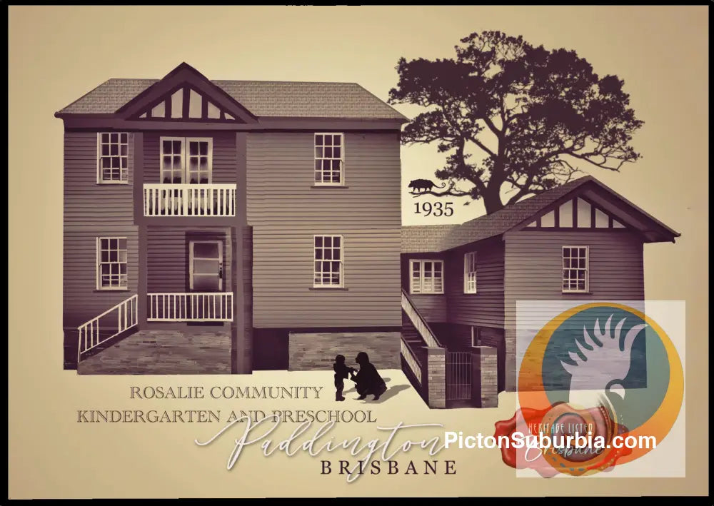 Rosalie Kindergarten Postcard / Set of 5/ A6 or A5 / A6 Standard - Postcard