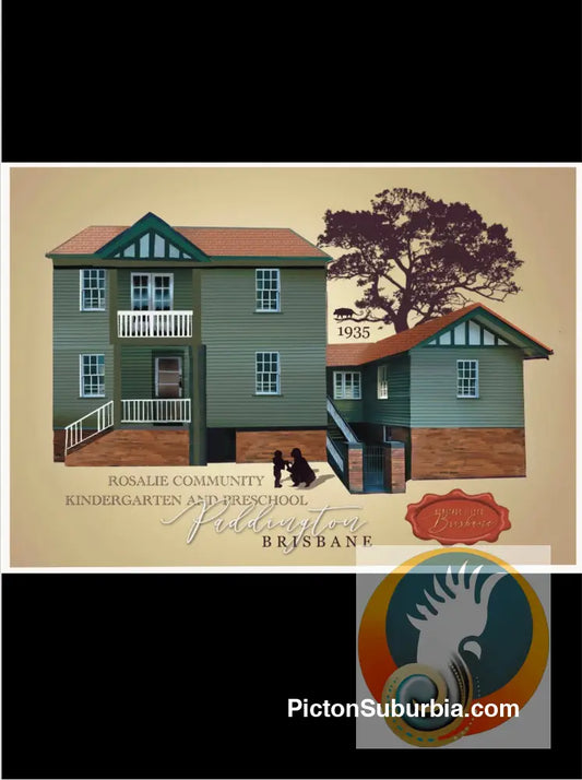 Paddington Heritage Listed: Rosalie Kindergarten & Pre School- Art print - Art Print
